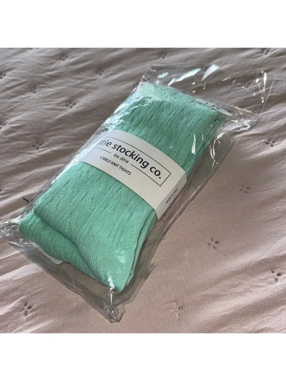 Sea Cable Knit Tights